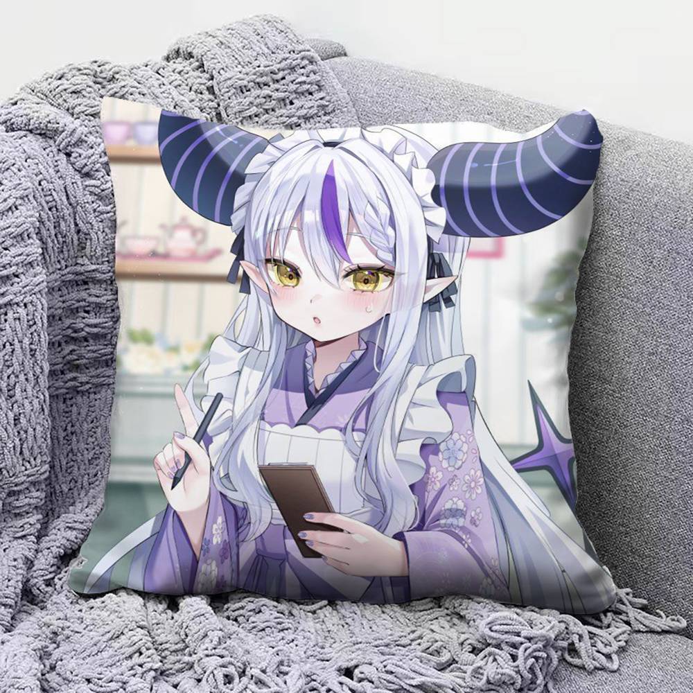La Darknesss HOLOLIVE VTuber  Pillow Covers Home Sofa Cushion Covers and Aecorative Custom 30X30cm