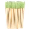 50pcs Bamboo Handle Eyelash Brush Makeup Brush Eyelash Extension Supplies Applicators Eye Lash Curling Comb Makeup Tools