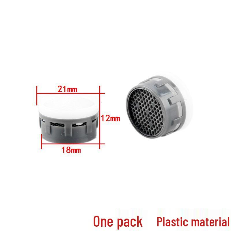 Anti-Splash Kitchen Faucet Aerator with Mesh Filter for Sink Spouts - Plastic Core