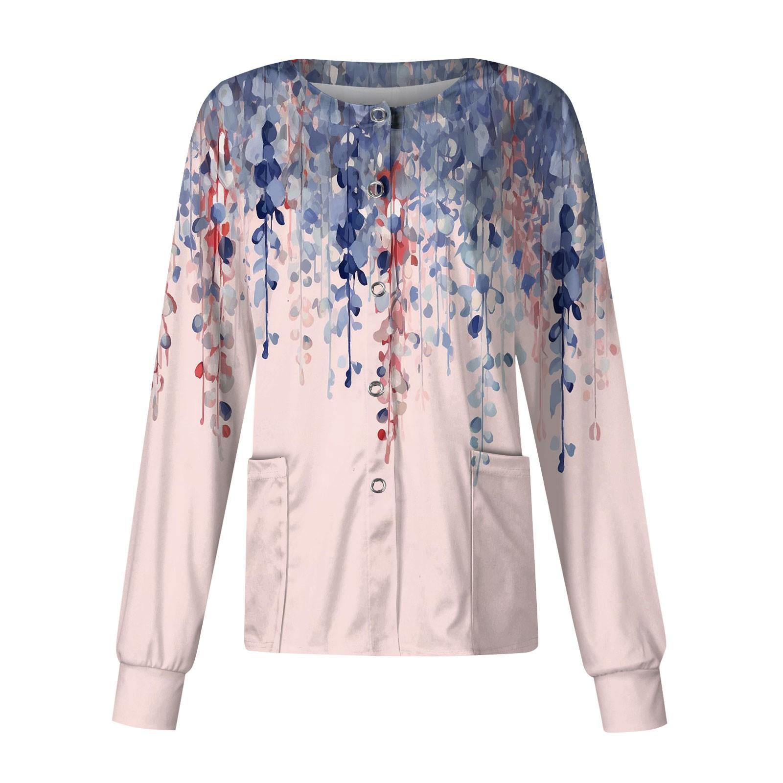 

Женский однобортный защитный комбинезон с длинным рукавом и карманом, рабочий воротник-стойка, кардиган, куртка, топ XXXXL розовый