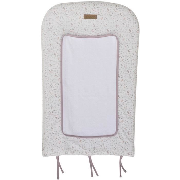 Matelas à langer + Housse avec 1 éponge imperméable - DOMIVA - LILAS