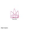 Creative Cartoon Insect & Plant Shaped Electroplated Paper Clips for File Organization