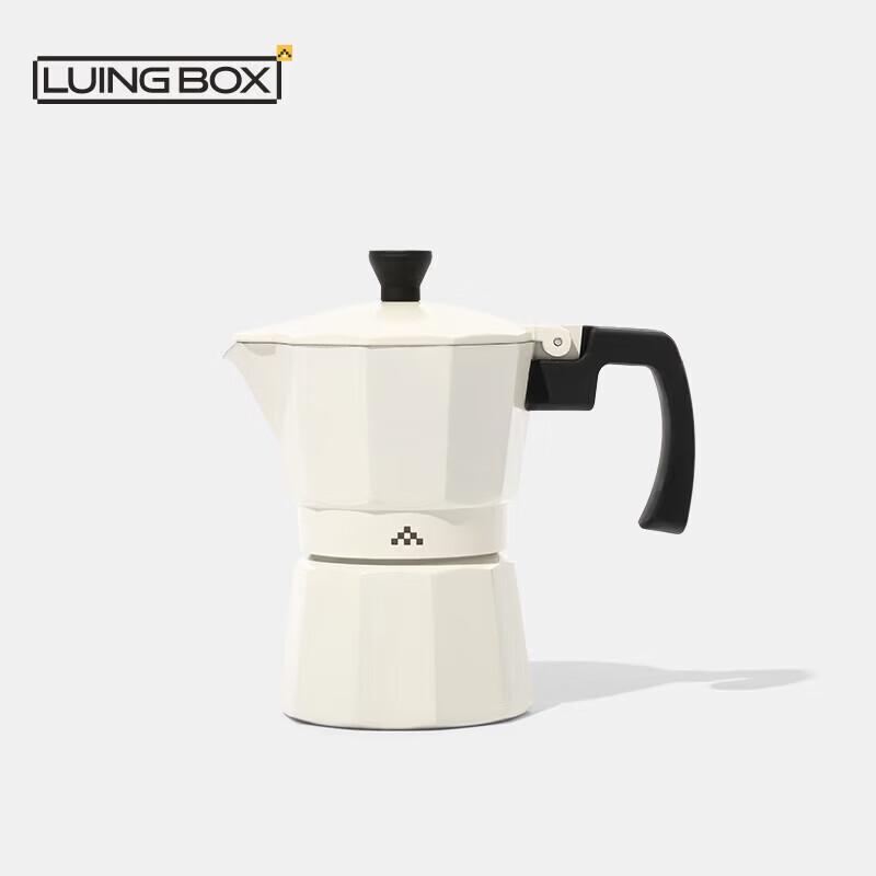 LUING BOX 3-Cup Outdoor Aluminum Moka Pot