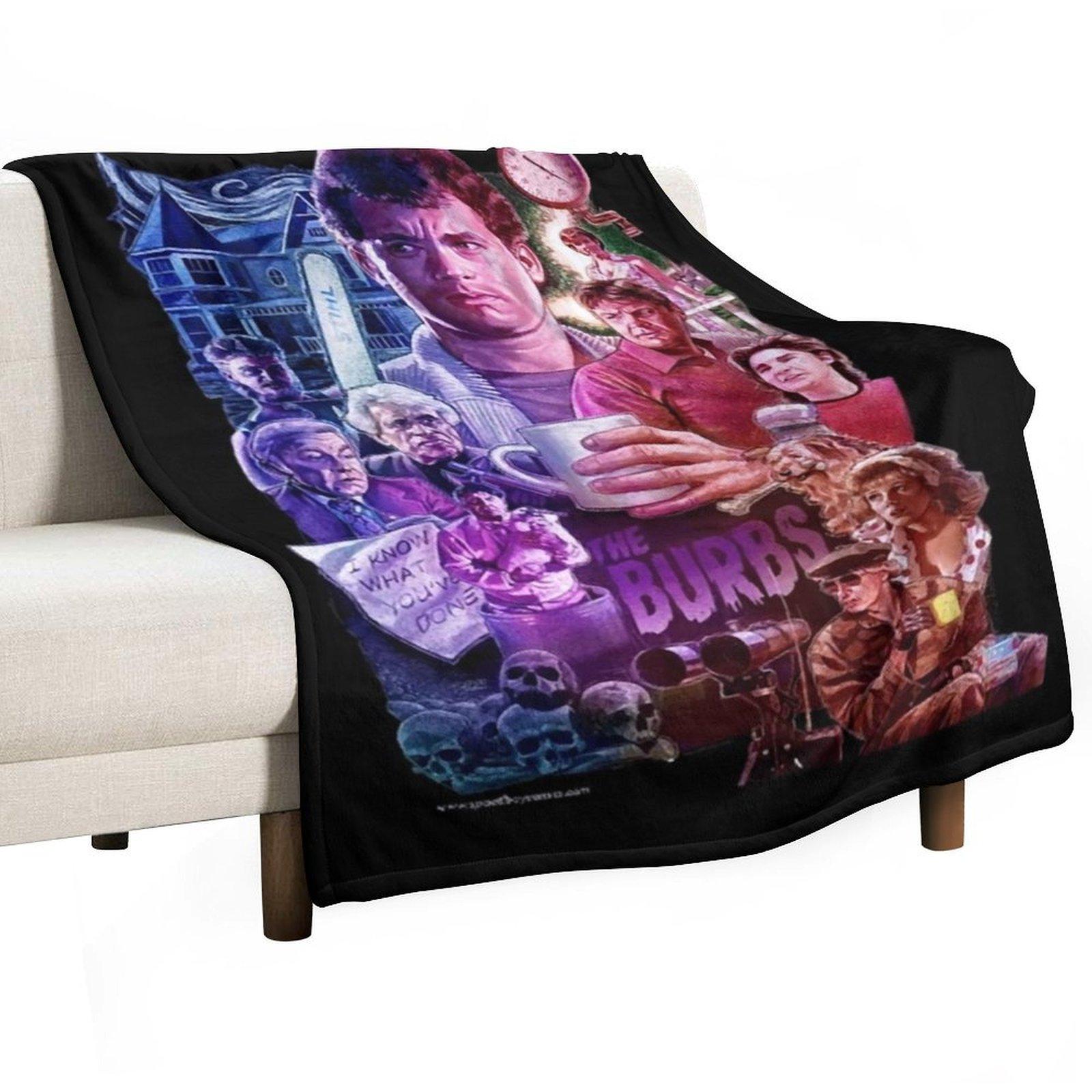 ПЛЕДЫ The Burbs Милые Дизайнерские Хэллоуин Туристические Пледы 30x40in