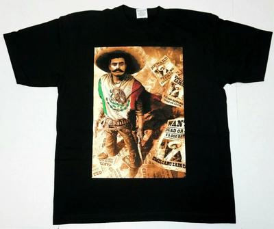 Mexican Revolution Emiliano Zapata Printed T-Shirt 100% Cotton O-Neck Summer Short Sleeve Casual Mens T-shirt Size S-3XL