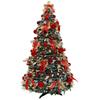 Automatic Folding Telescopic Christmas Tree with Lights for Home, Commercial, and Supermarket Decorations