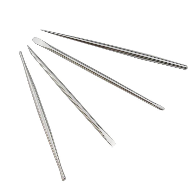 Stainless Steel Pottery Modeling Stick Texture Creasing Sculpture Ceramics Tools Pottery Clay Carving Sculpting Tool