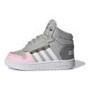 adidas Neo Hoops 2.0 Mid Color Block Odolné stredne vysoké vychádzkové topánky Detské topánky Šedá Ružová GZ7779