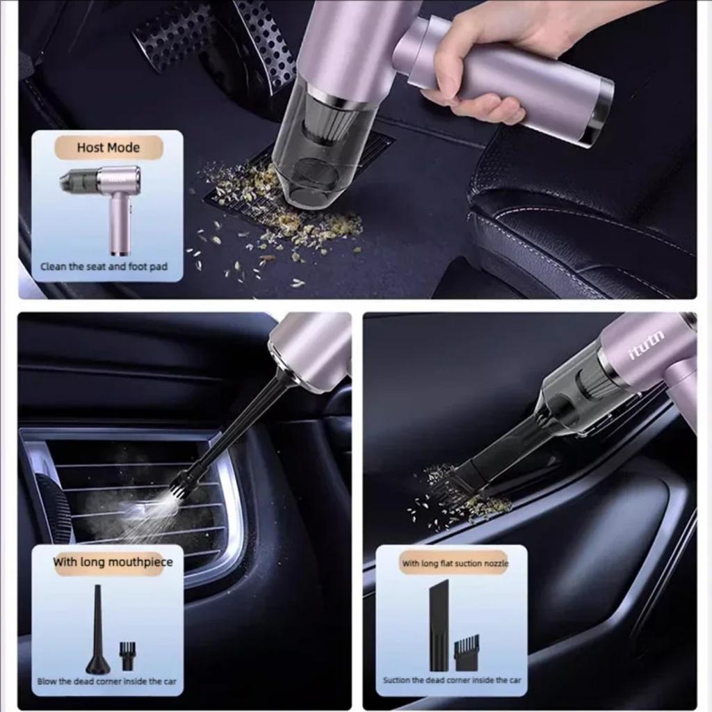 Youpin Wireless Car Vacuum Cleaner Strong Suction Handheld Robot Home Car Dual USE Mini Vacuum Cleaner Appliance New Mi