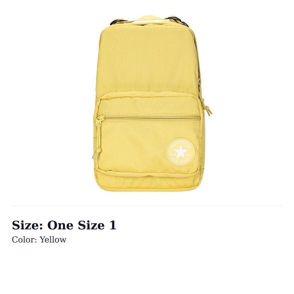 Converse Fabric Backpack Regular Unisex Yellow 10019902-A15