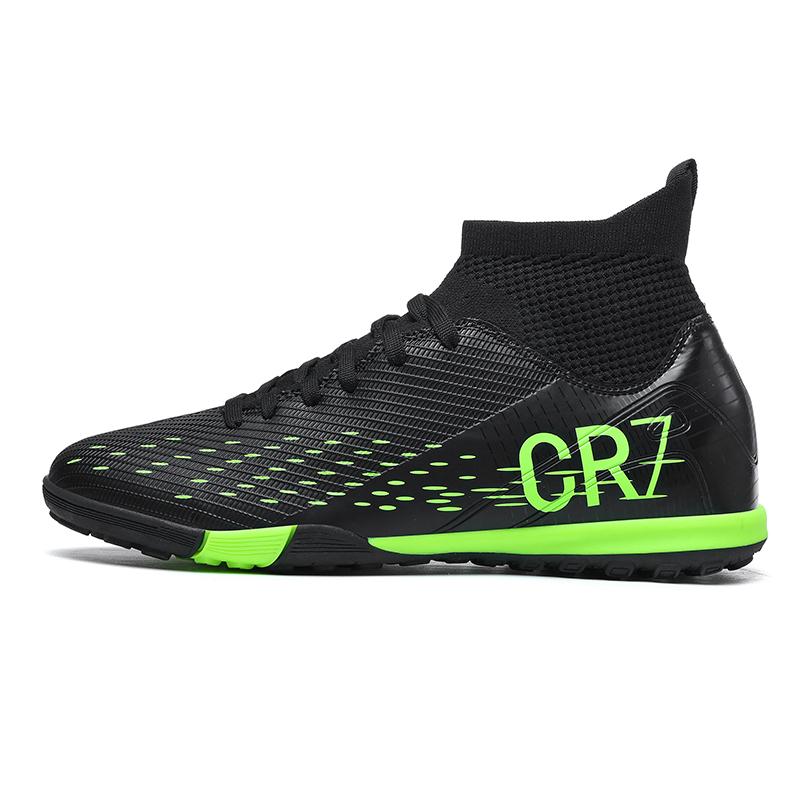 

Новые мужские футбольные бутсы шипы FG/TF кроссовки высокие нескользящие футзальные высококачественные футбольные бутсы для травы матчевые для зала - распродажа 35