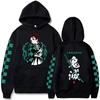 Japan Anime Demon Slayer Hoodie Men Women Casual Y2k Harajuku Fashion Pullover Autumn Winter Fleece Long Sleeve Sweatshirts