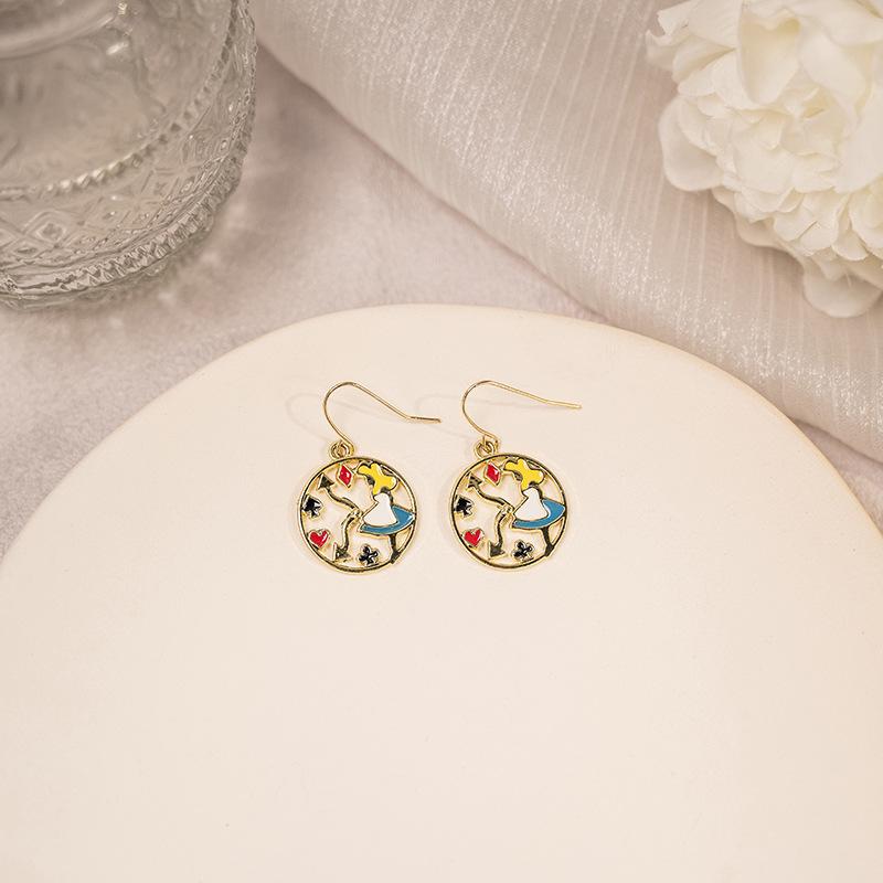 

Серьги-кролики Алиса из серебра 925 пробы — милые, свежие, в мультяшном стиле для студентов и женщин