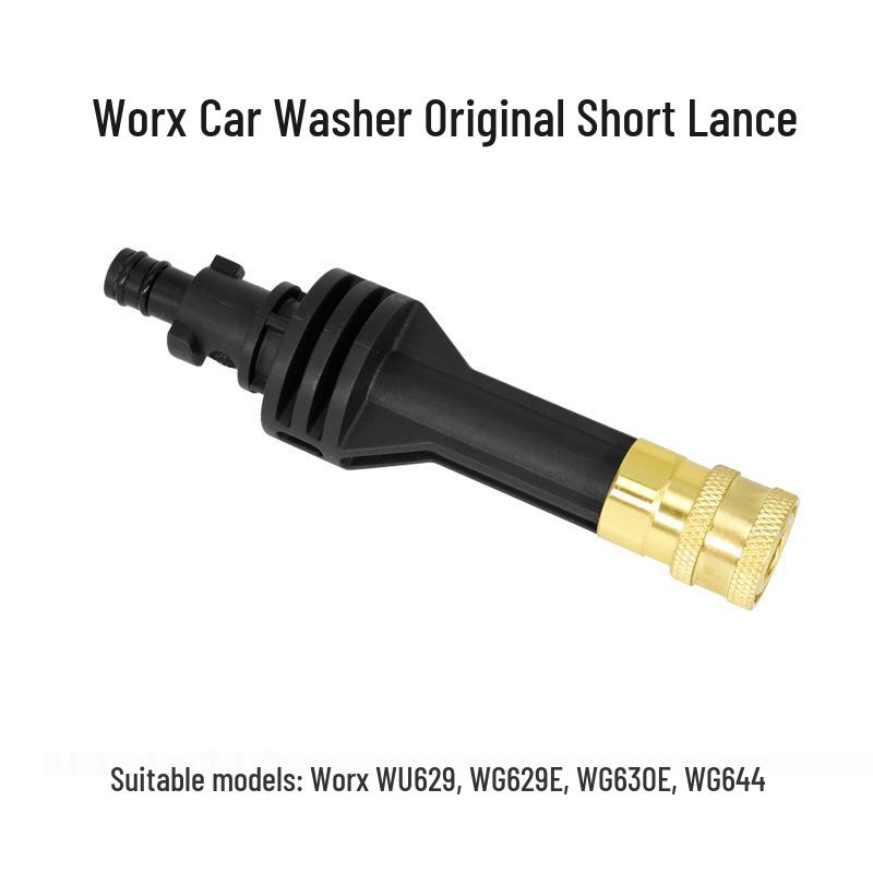 Worx WG629/620/630 Car Washer Kit: Nozzle, Soap Bottle, Long & Short Wands, Angled Adapter