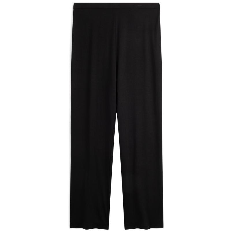 Calvin Klein Soft Stretch Straight Leg Casual Lounge Pants Women bottoms Space-Black QS7285