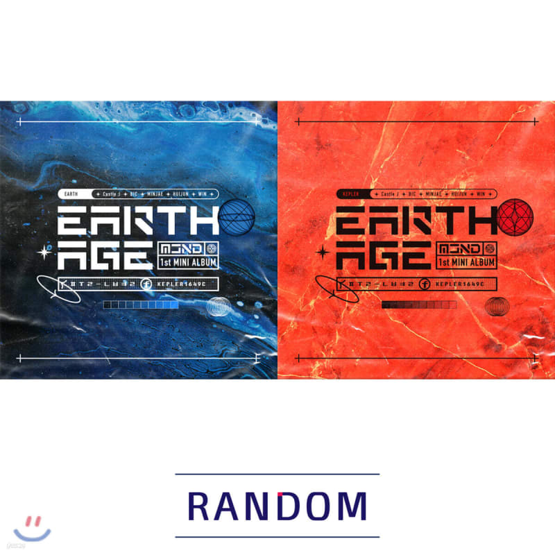 

MCND - 1st Mini Album: EARTH AGE [EARTH/KEPLER ver. Randomly Sent]