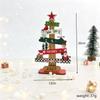 2026 Wooden Christmas Tree Ornament: English Letter Creative Decoration