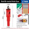 1Pcs(15-45Mm) Bi-Metal Hole Saw Single Size With Drill Spring Pvc Iron Wood Drilling Opener For Home Renovation