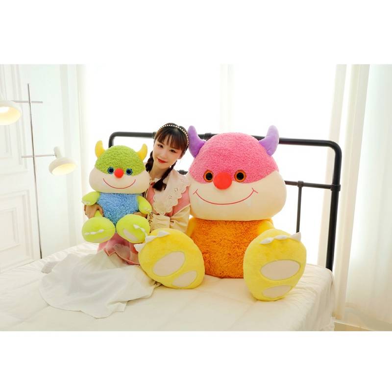 Plush Cartoon Monster Toy Stuffed Doll Throw Pillows Decorate Kids Gift Birthday