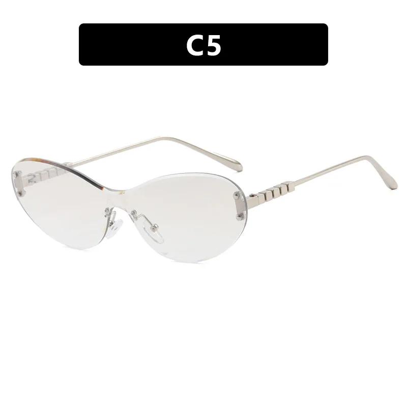 New Stylish Sunglasses for Women Men Ins Style Small Frame UV400 Sun Glasses Goggles Unisex Fashionable Shades Eyewear