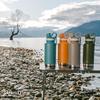 GRANDTIES Premium Vacuum Insulated Stainless Steel Wide Mouth Water Bottle, 946ml, Available in 9 Colors, Includes Two Lids, Easy-to-Clean Large