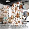 Christmas Gingerbread Man Digital Print Blackout Curtain – Polyester, Thickened, Sun Protection