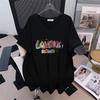 Plus Size V-Neck Slimming Mid-Length Loose T-Shirt for Women, Short-Sleeved, Covers Belly, Available In 200/300/350 Jin.