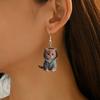 Popular Style Earrings Fashion Kitten High-end Design Acrylic Stud Earrings Versatile Earrings Women
