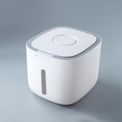 Rice Storage Containers PS ABS PP Airtight Grain Storages Tank for Household KitchenFashion Grey 5L