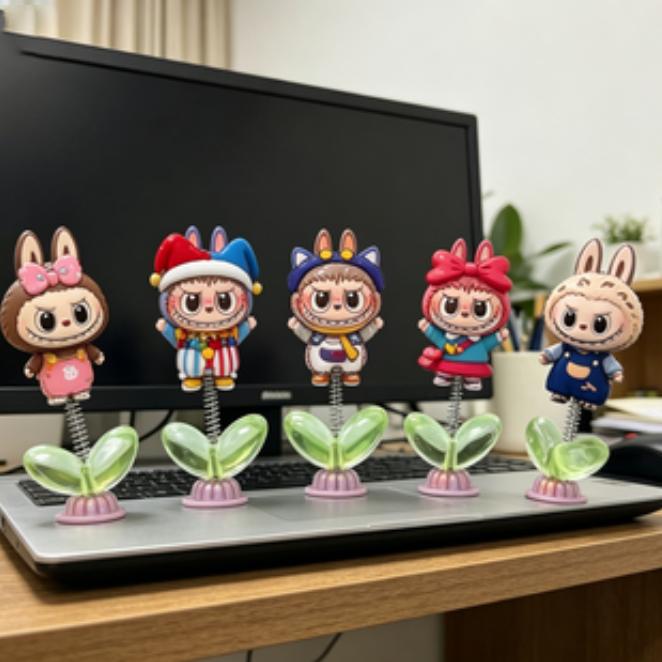 Labubu, Labubu, Swinging Joy, Cute and High Beauty Car Electric Car, Computer Monitor, Desktop Ornament Gift