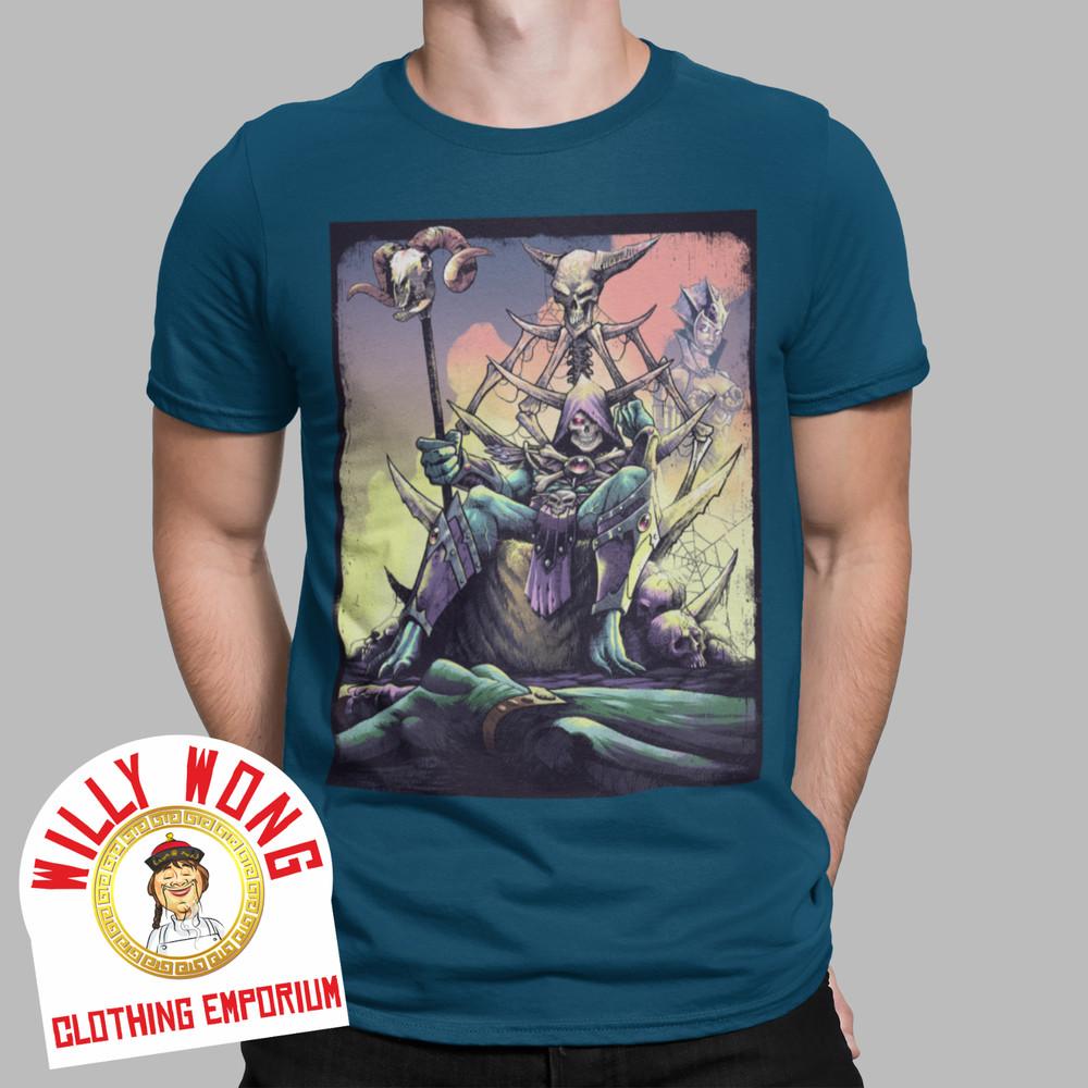 

Skeletor T-Shirt King Heman Cartoon Retro Classic 80s Evil Tee Movie Gift Unisex T-Shirt L