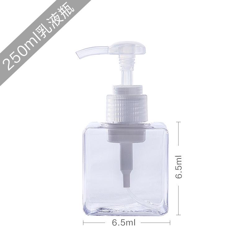 Push-Type Foaming Hand Sanitizer Bottle - Transparent for Hotel Use