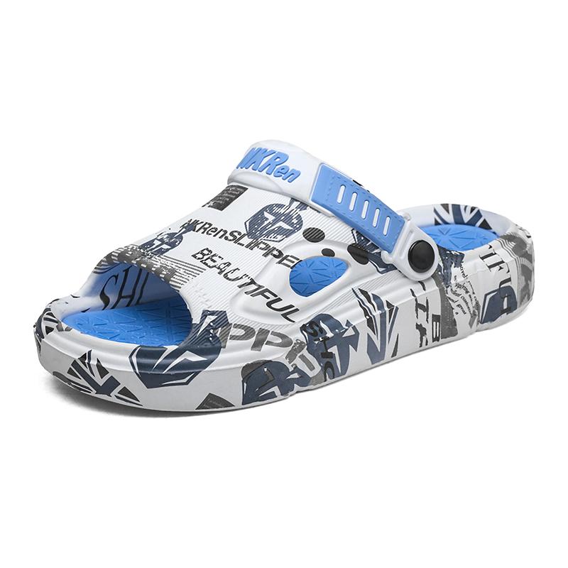 

Новые мужские сандалии большого размера на толстой подошве легкие тапочки мужские модные повседневные спортивные сандалии дышащая пляжная обувь для мужчин 37-38