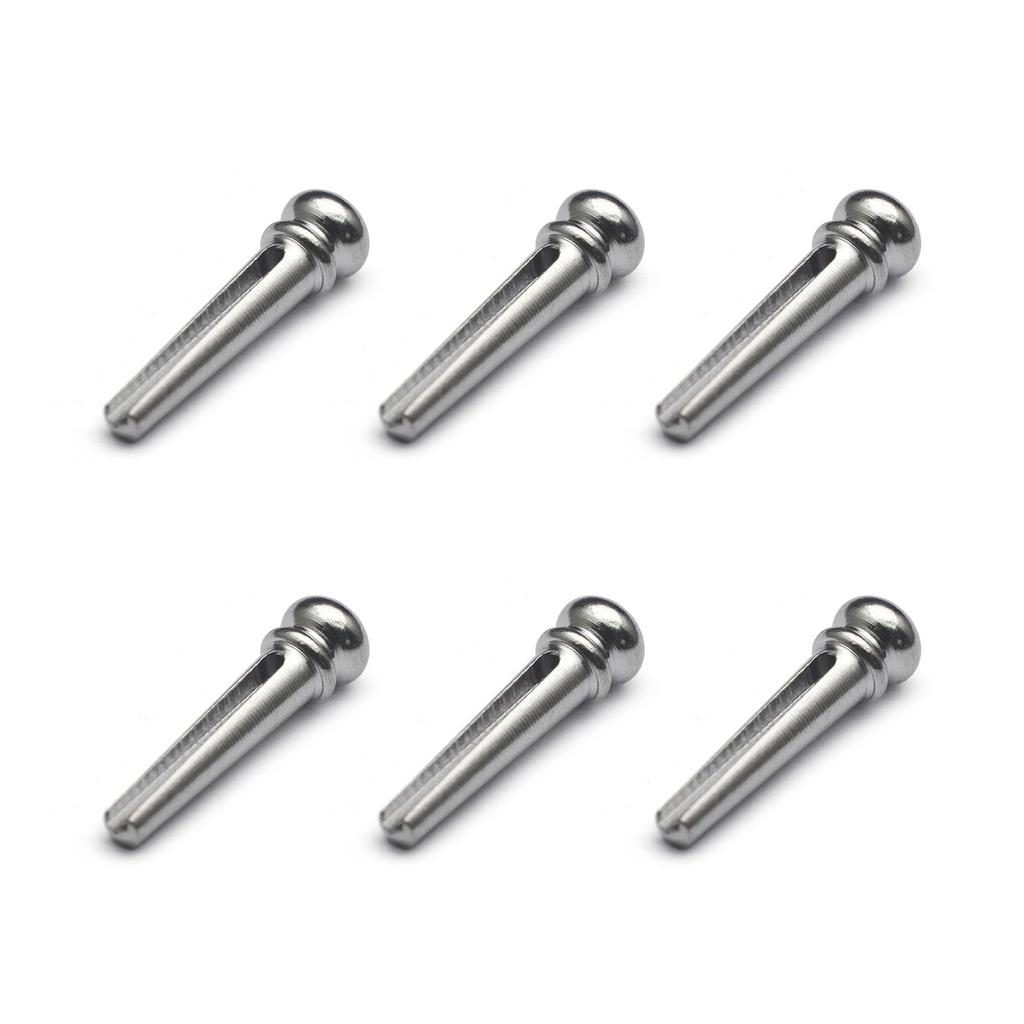 Pack of 6 Guitar Bridge Pins Pegs for Folk Guitars Guitar Bridge Pins Replacement Guitar End Pin Guitar String Peg Nail