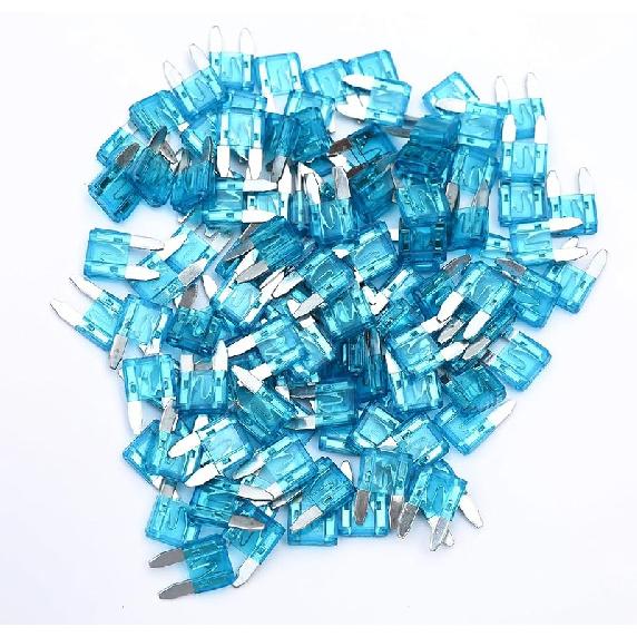 160 Pcs 10Amp Mini Fuse, 10 A Mini Car Blade Automotive Fuses for Car RV Truck SUV Motorcycle Boat 15A