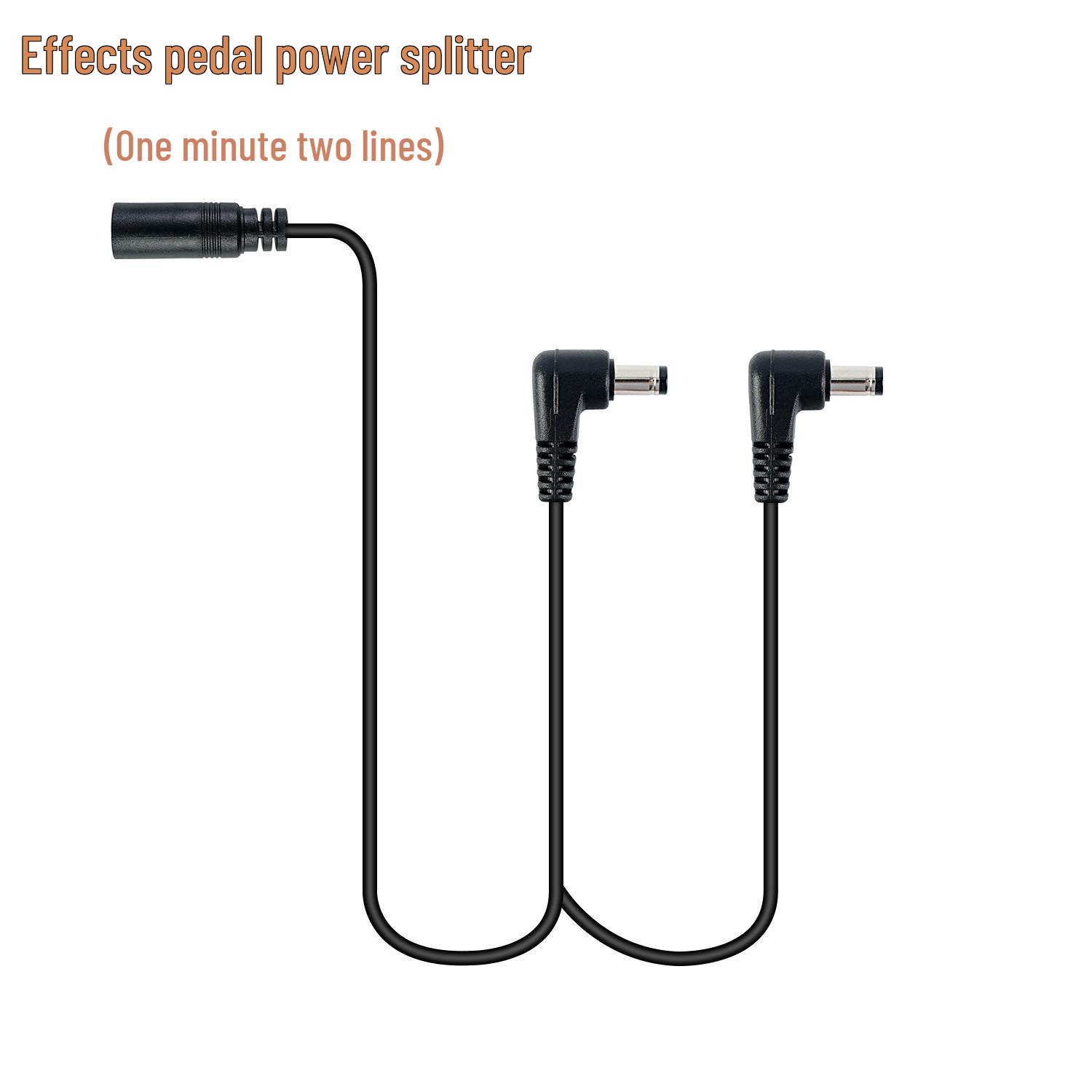 

Electric Guitar Effects Pedal Power Splitter: 2/3/5/6/8-Port Adapter Cable