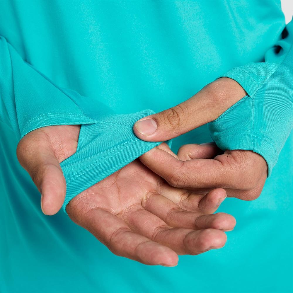 Nike Dri-Fit Stride Quick-Drying Versatile Raglan Sleeve Long Sleeve T-Shirt Men Tops Cactus-Green Silver HV2181345