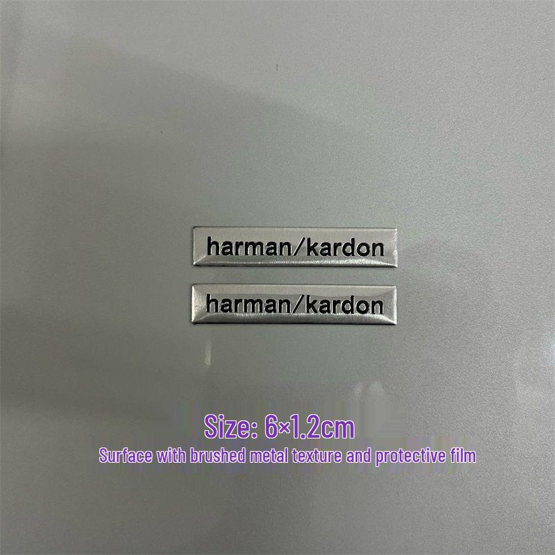 Dekorative Metallaufkleber für Auto-Audio-Lautsprecher von Bose, Harman Kardon, JBL.