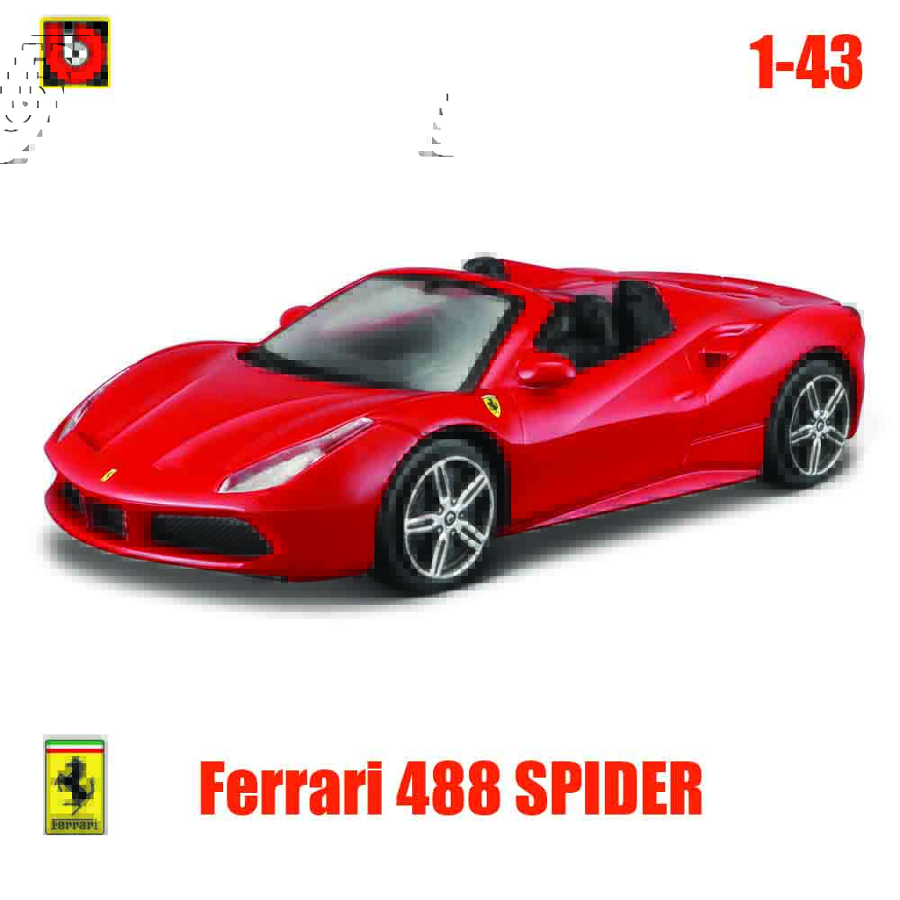 Bburago 1:43 Styles multiples Collection Ferrari Purosangue MONZA SP2 ROMA 250 Rossa 458 488 GTB F40 ENZO Jouet Modèle de voiture moulé sous pression