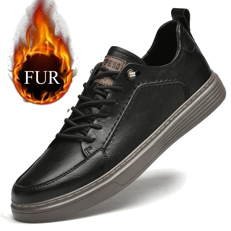 High Quality Leather Men Oxford Shoes Lace Up Soft Soled Outdoor Sports Shoes Brand Loafers Genuine Leather Comfort Travel Shoes