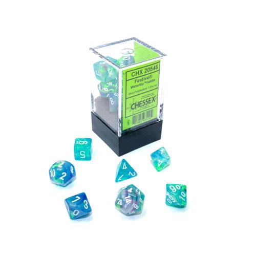 Chessex Mini Polyhedral Dice 7D (FestWaterlilly)