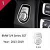 For BMW 3 4 Series 3GT F30 F32 F34 Car Styling Interior Gearshift AC CD Button Panel Door Armrest Decoration Cover Trim Sticker MQHWD1