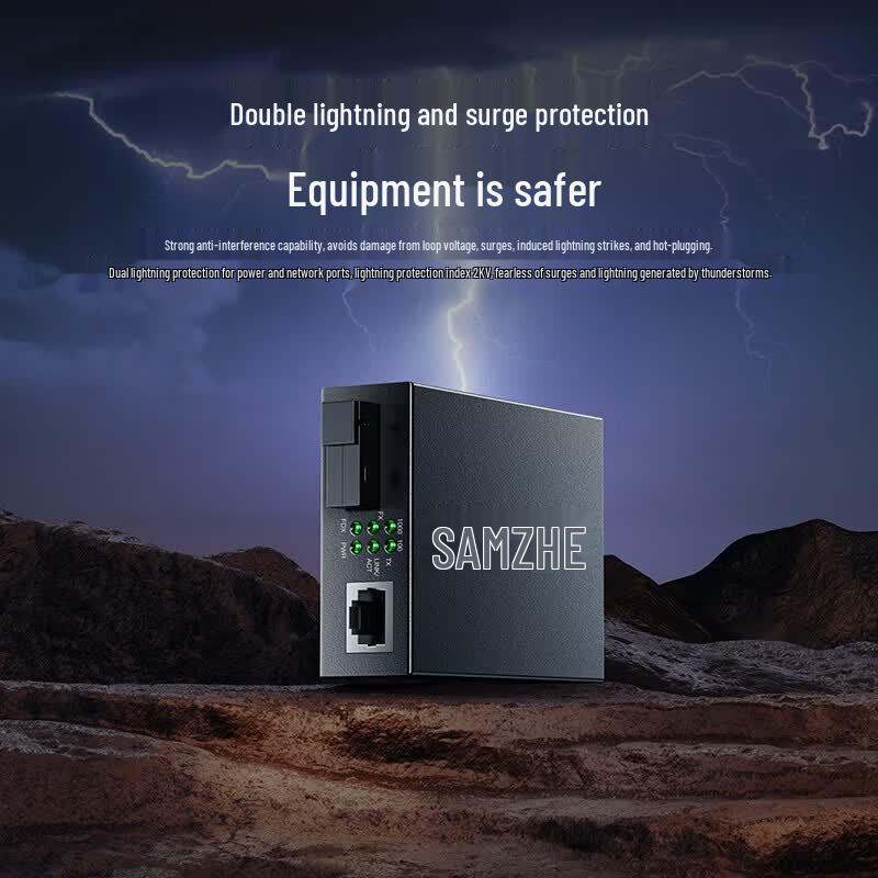 SAMZHE SZ-FC20AB Fiber Optic Transceiver Pair