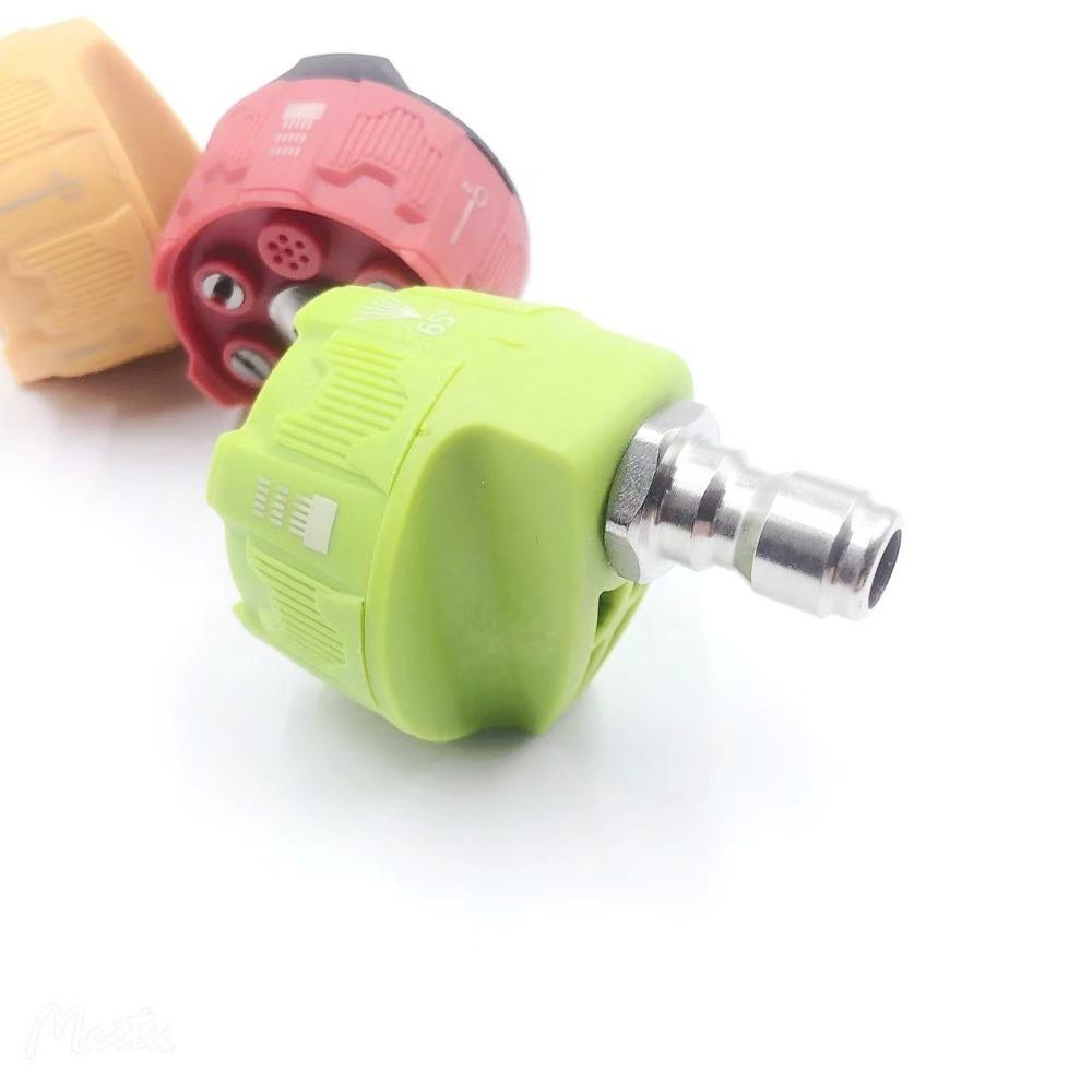 

Насадка для прання 6 в 1, зі швидкісним з’єднувачем 1/4 дюйма, обертання 0 15 25 на 40 градусів, полив, полоскання, мильна насадка червоний