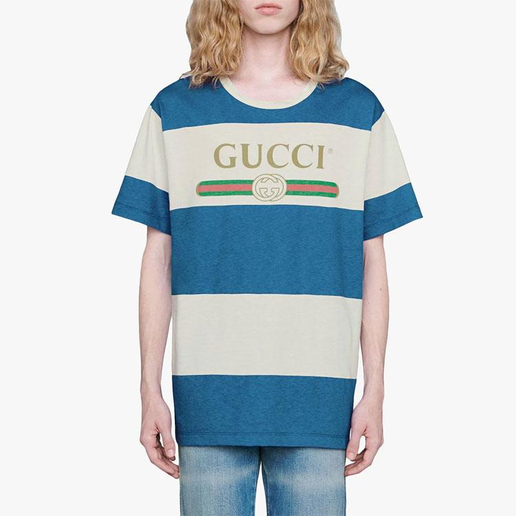 Gucci T Shirts Men's Crew Neck Moderate Straight Fit 604176-XJB6V-9230