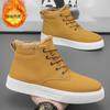 Winter new men's shoes warm velvet thickened cotton shoes versatile casual board shoes men's trendy shoes