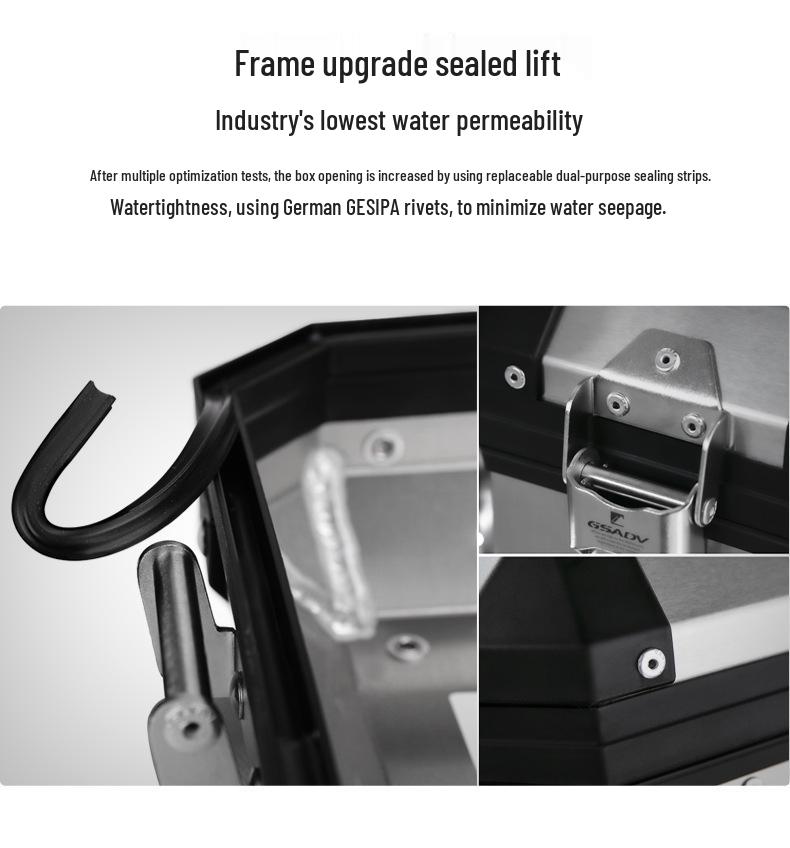 GSADV Aluminum Tail Box for CFMOTO ZEEHO AE8 Electric Scooter Pedal Modification