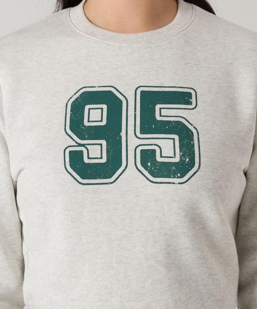 CHAMPION Women'S 95 Crop Sweatshirt Oatmeal