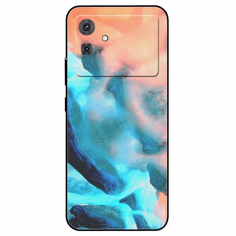 

For Cubot Note 21 Case Flower Marble Silicon TPU Soft Phone Bag Cover for CUBOT Note 21 2023 COOL Printing Fundas for Note21 Cubot Note 21