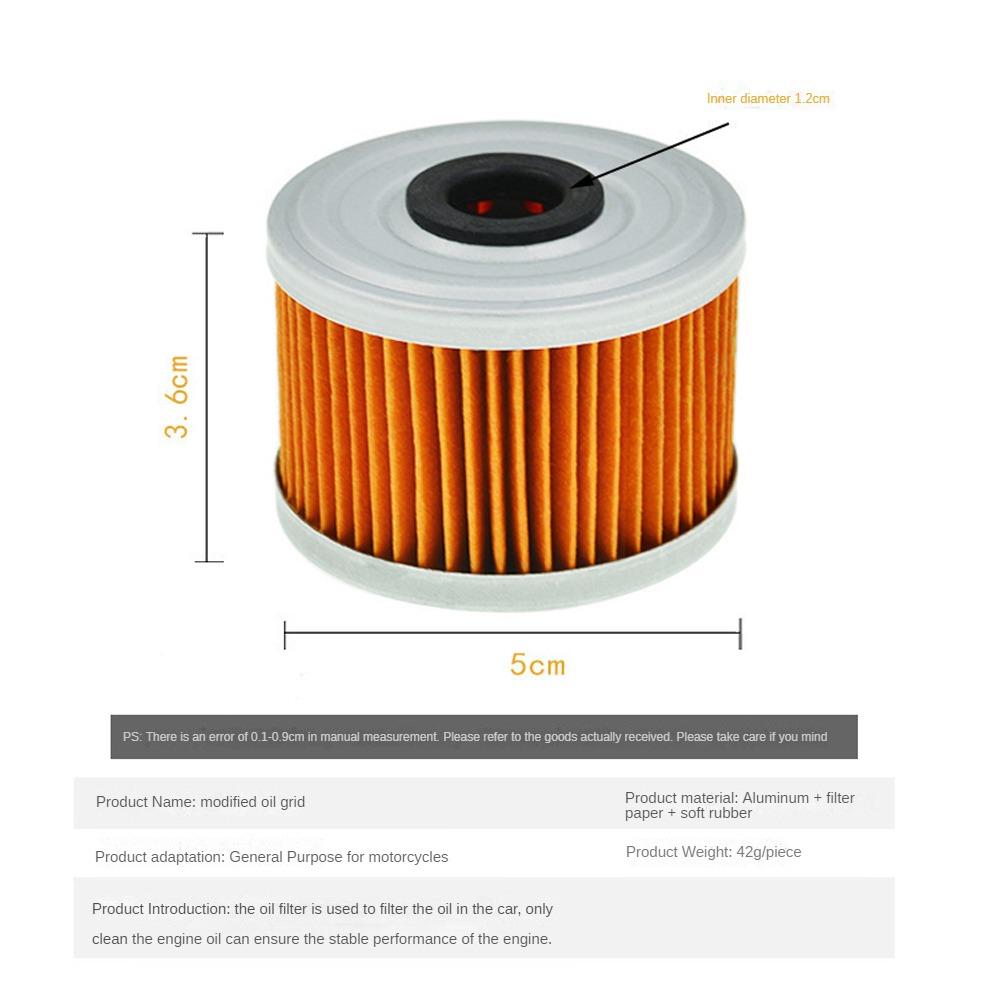 Motorcycle Oil Filters for KAWASAKI ZZR1100 ZZR1200 ZZR250 ZRX1100 ZRX1200R ZR1100 ZEPHYR 1100 RS ZR400 X 400 ZR550